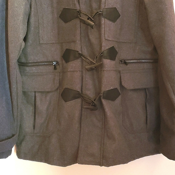 Hot Topic Wool Blend Pea Coat - Picture 3 of 11